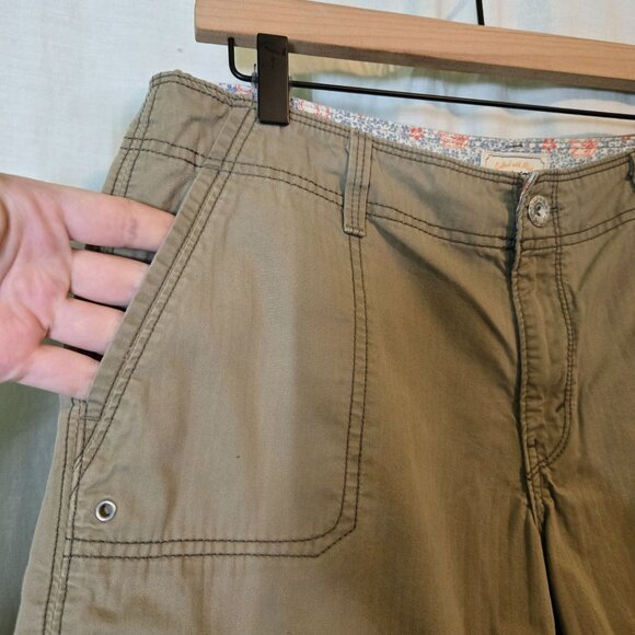 Levis shorts women size 10 tan chino 100% Cotton - Picture 7 of 7